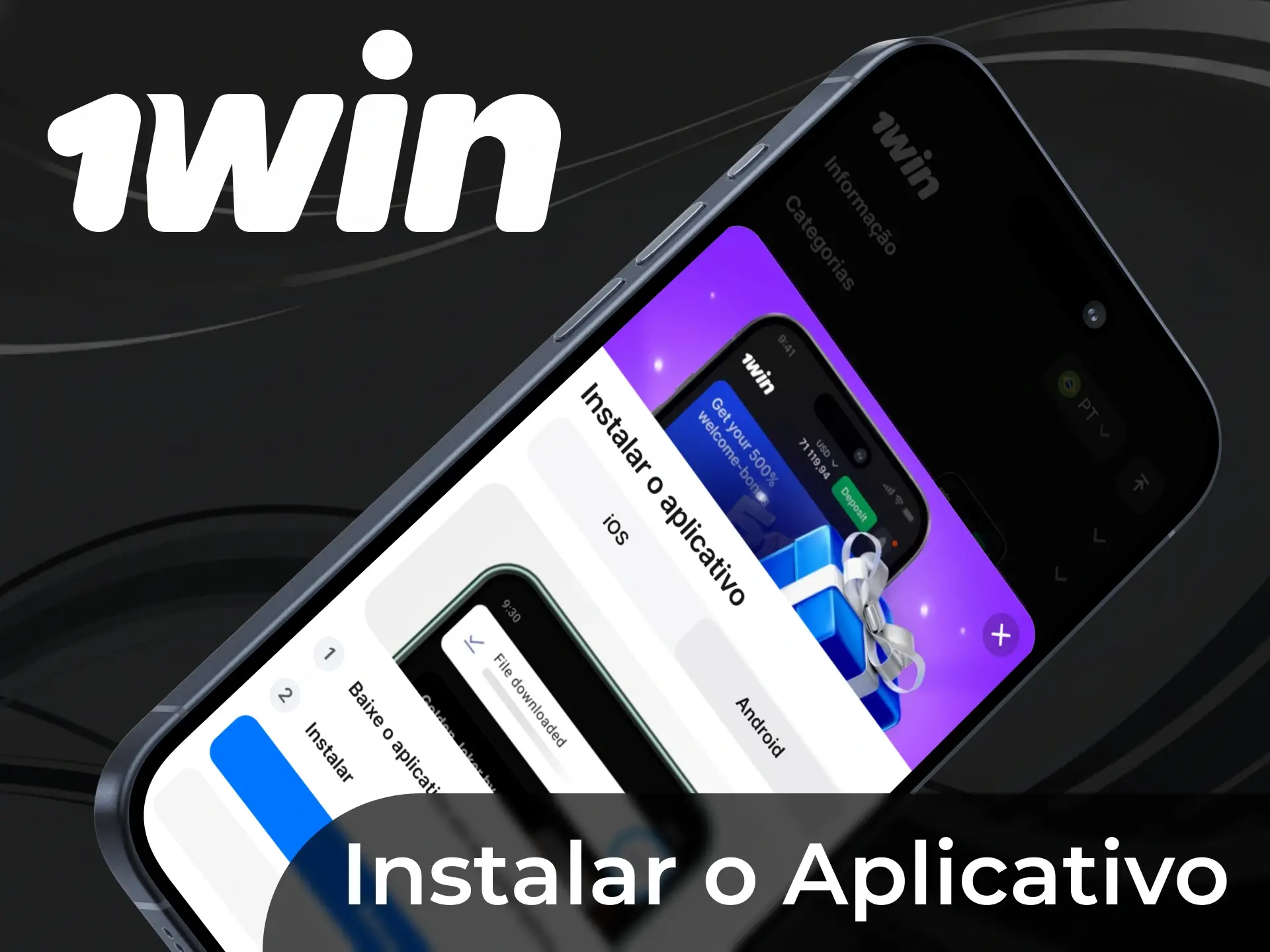 Descubra como instalar o aplicativo 1win em seu smartphone.