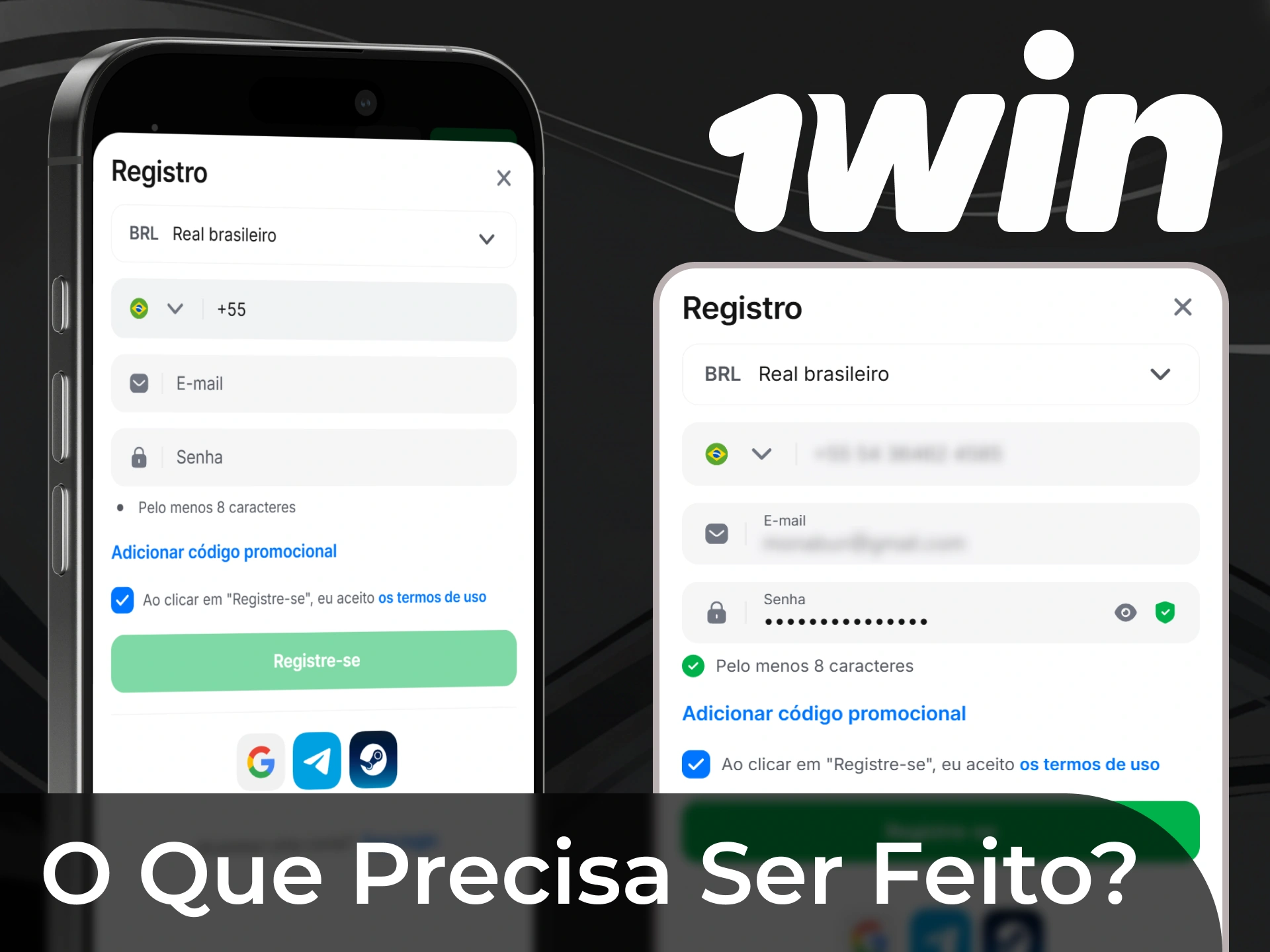 Você também pode se inscrever no 1win através do aplicativo móvel.