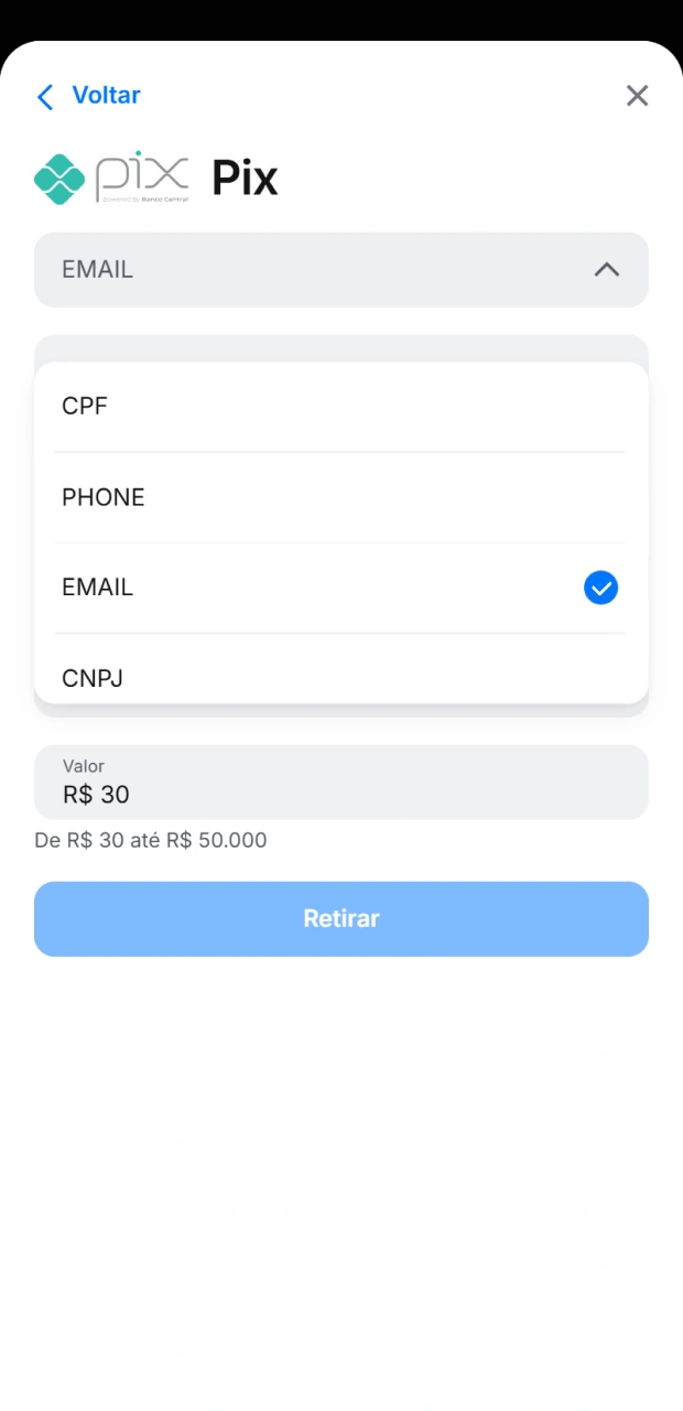 Insira seus dados de pagamento corretos e o valor do saque na seção de caixa do 1win para prosseguir com o pagamento.
